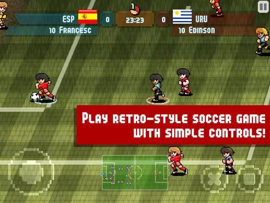 Изображение игры: Pixel Cup Soccer FREE