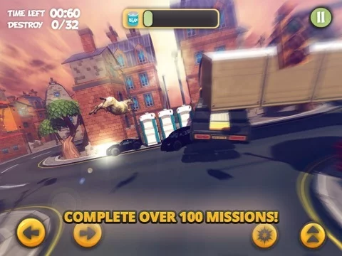 Изображение игры: Goat Simulator 3D FREE: Frenzy - GoatZ Rampage!