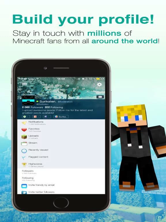 Изображение игры: Seeds Pro - Minecraft Edition