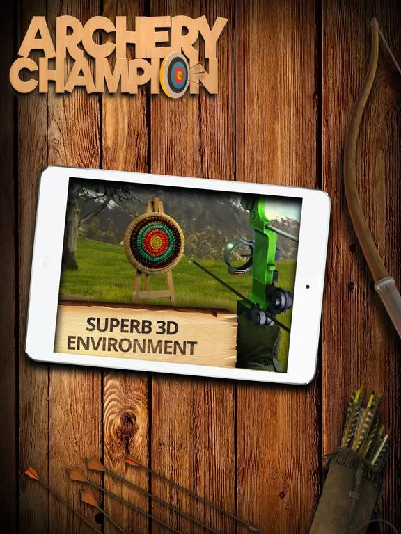 Изображение игры: Archery Champion FREE: 3D Bow Tournament Master - target shooting