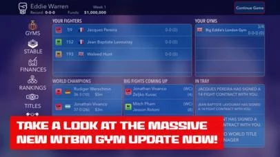 Изображение игры: World Title Boxing Manager