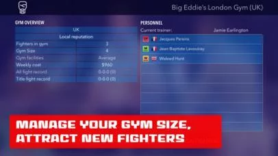 Изображение игры: World Title Boxing Manager