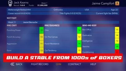 Изображение игры: World Title Boxing Manager