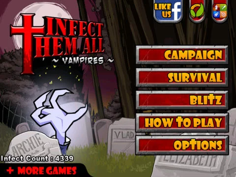 Изображение игры: Infect Them All: Vampires