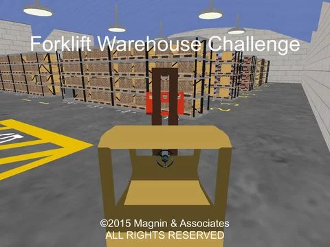 Изображение игры: Forklift Warehouse Challenge