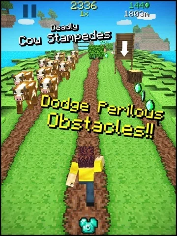 Изображение игры: Runnercraft - Block World Pocket Runner