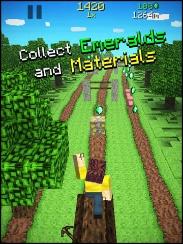 Изображение игры: Runnercraft - Block World Pocket Runner