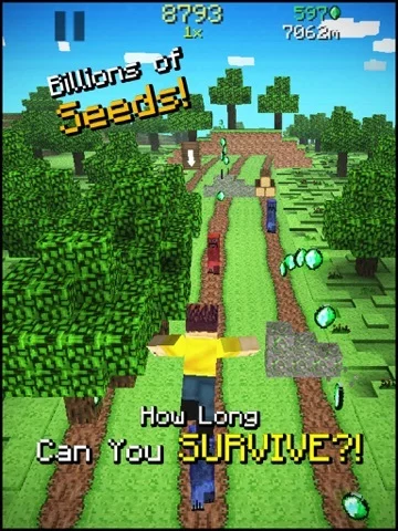 Изображение игры: Runnercraft - Block World Pocket Runner