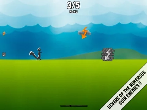 Изображение игры: RunDaLine FREE - featuring the most athletic skunk on earth