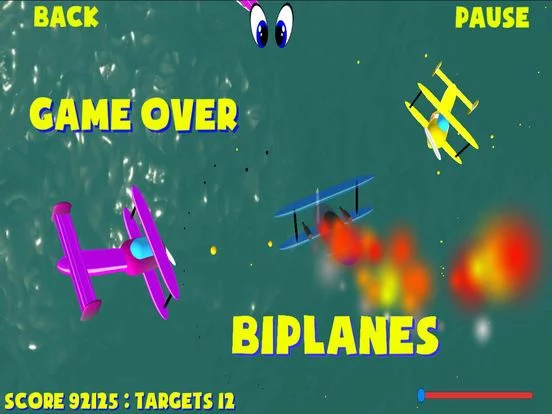 Изображение игры: Biplanes, dog fight