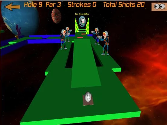 Изображение игры: Crazy Golf In Space