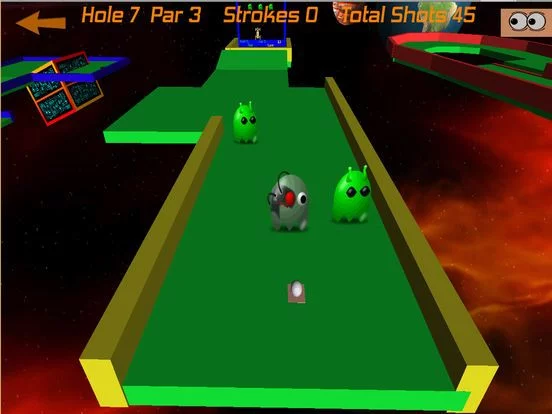 Изображение игры: Crazy Golf In Space
