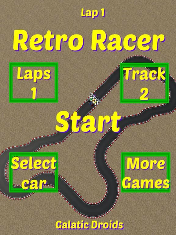 Изображение игры: Retro Racer arcade race game