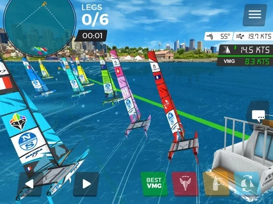 Изображение игры: Virtual Regatta Inshore
