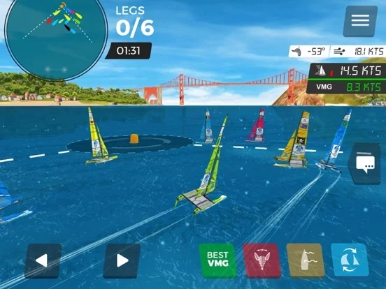 Изображение игры: Virtual Regatta Inshore