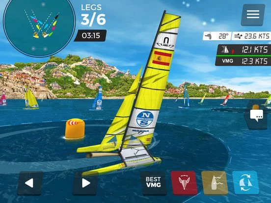 Изображение игры: Virtual Regatta Inshore