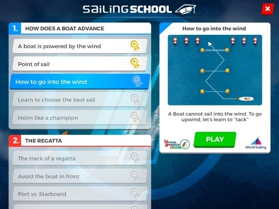 Изображение игры: Virtual Regatta Sailing School