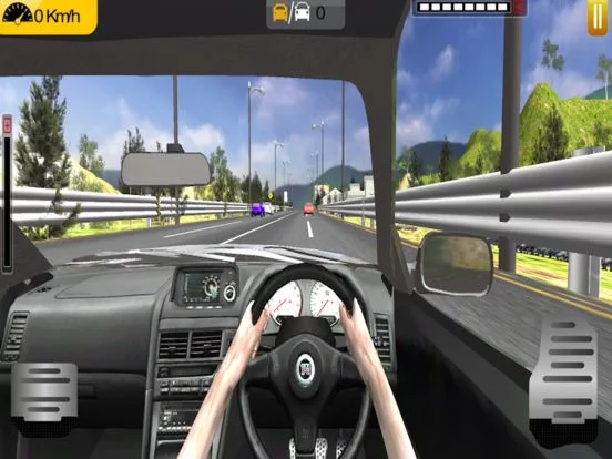 Изображение игры: In Car Highway Driving