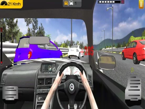 Изображение игры: In Car Highway Driving