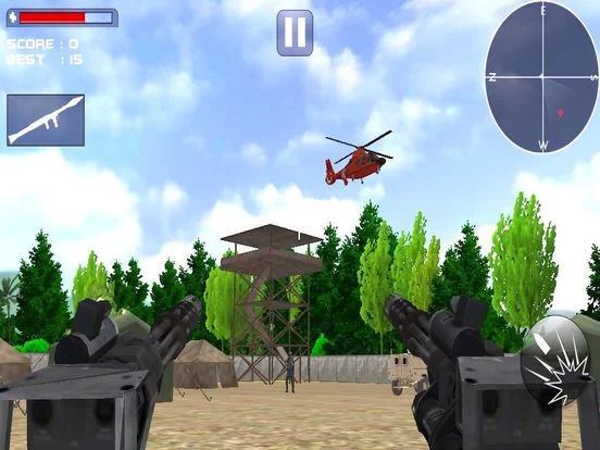 Изображение игры: Gunship Helicopter Shoot War