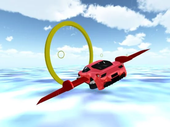 Изображение игры: Real Futuristic Flying Car 2017