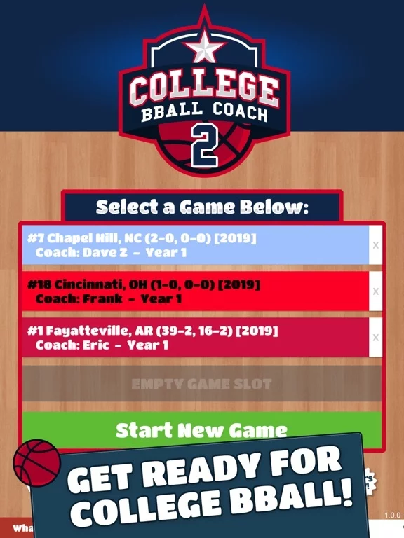 Изображение игры: College BBALL Coach 2