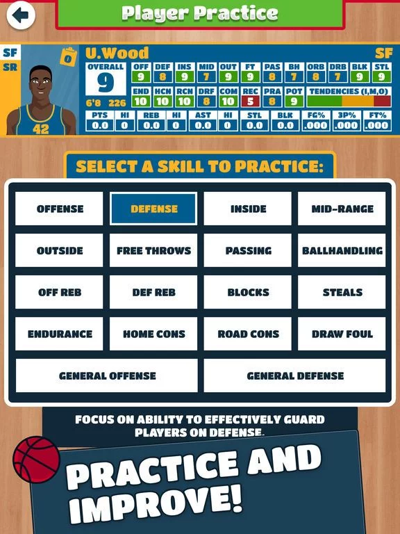 Изображение игры: College BBALL Coach 2