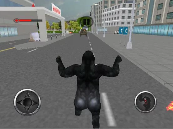 Изображение игры: Angry Gorilla City Attack