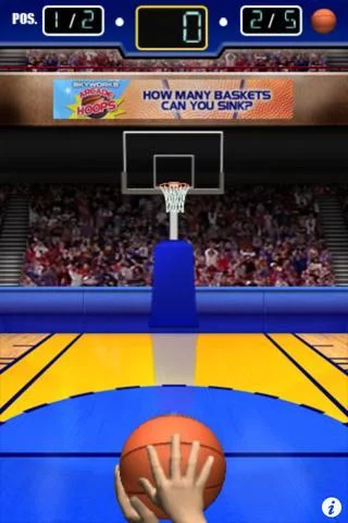 Изображение игры: 3 Point Hoops Basketball Free