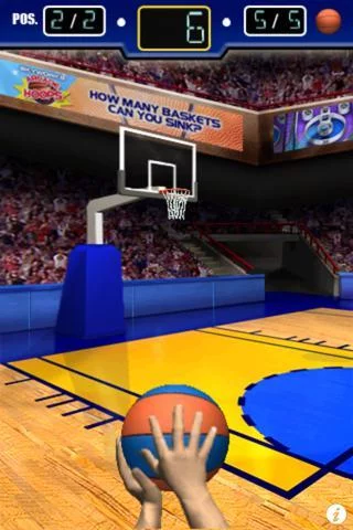 Изображение игры: 3 Point Hoops Basketball Free