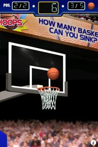 Изображение игры: 3 Point Hoops Basketball Free