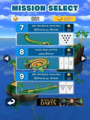 Изображение игры: Bowling Islands