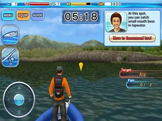 Изображение игры: Bass 'n' Guide: Lure Fishing