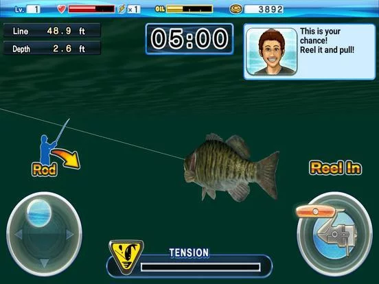 Изображение игры: Bass 'n' Guide: Lure Fishing