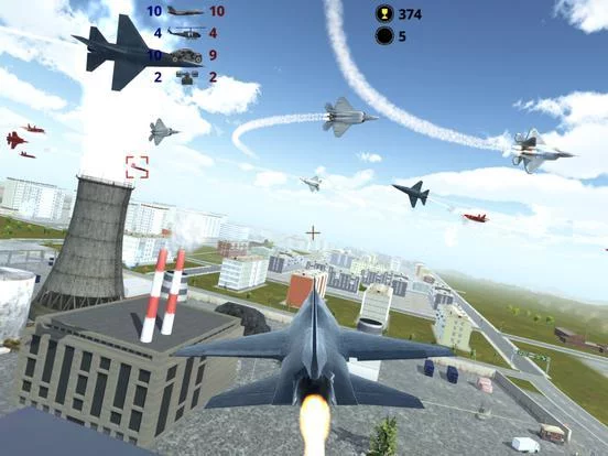 Изображение игры: Fighter 3D - Air combat game