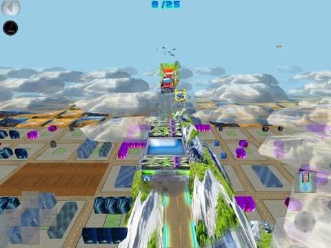 Изображение игры: Flying Cars 3D Lite