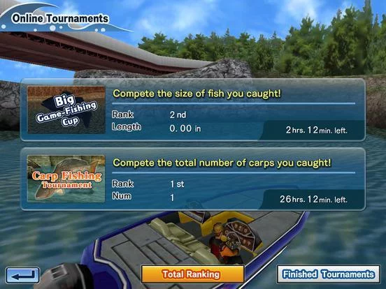 Изображение игры: Bass Fishing 3D HD