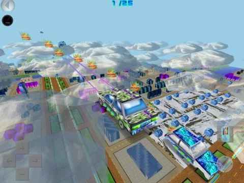 Изображение игры: Flying Cars 3D Lite