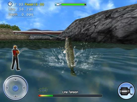 Изображение игры: Bass Fishing 3D HD