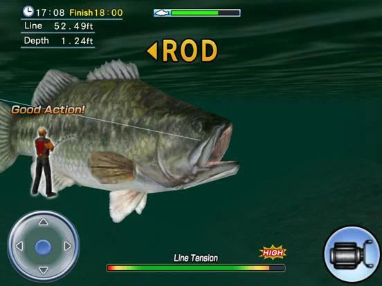 Изображение игры: Bass Fishing 3D HD
