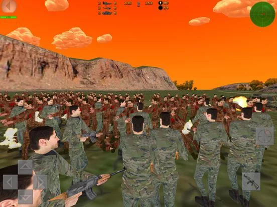 Изображение игры: Zombie Battle 3D