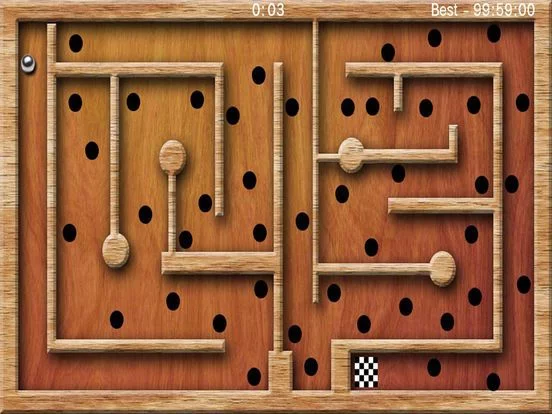 Изображение игры: The Labyrinth Tilt Maze