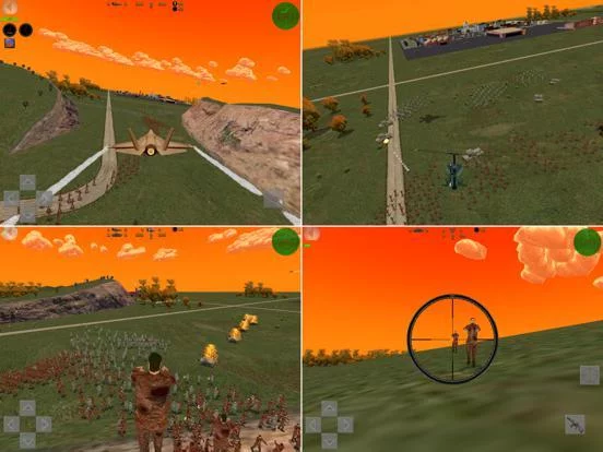Изображение игры: Zombie Battle 3D