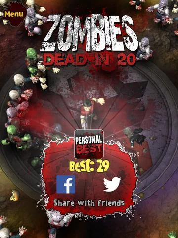 Изображение игры: Zombies: Dead in 20 Free