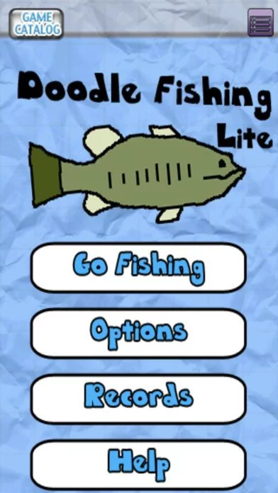 Изображение игры: Doodle Fishing Lite