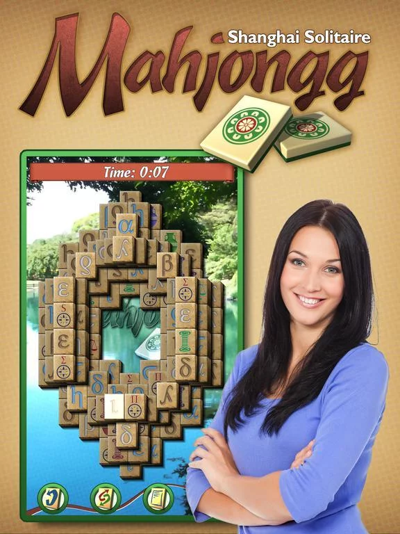 Изображение игры: Mahjong Shanghai Solitaire