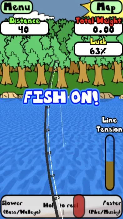 Изображение игры: Doodle Fishing Lite