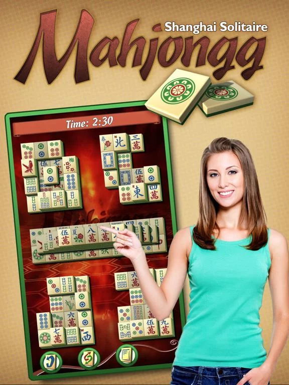 Изображение игры: Mahjong Shanghai Solitaire