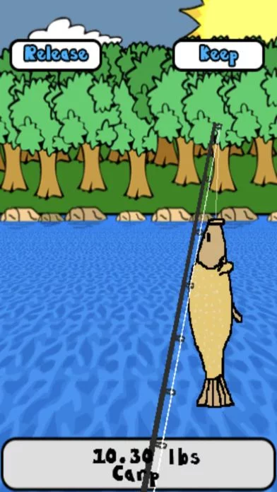 Изображение игры: Doodle Fishing Lite