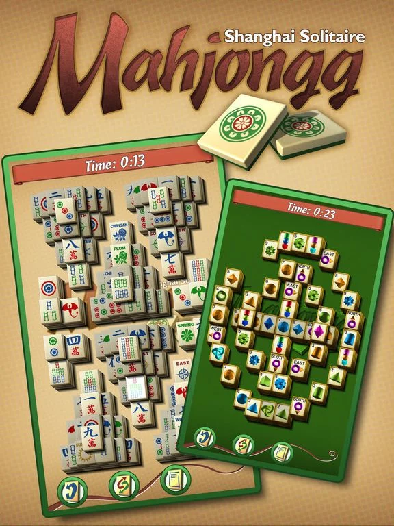 Изображение игры: Mahjong Shanghai Solitaire